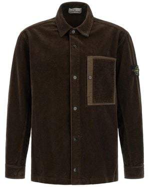 Stone Island '1200016' Overshirt - Black