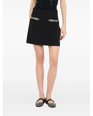 Liu Jo Rhinestone Skirt - Black