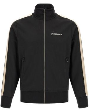Palm Angels Classic Track Banded Sweatshirt - Black