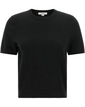 Vince Wool And Cashmere Sweater - Black