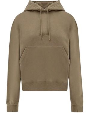 Saint Laurent Sweatshirt With Logo - Green