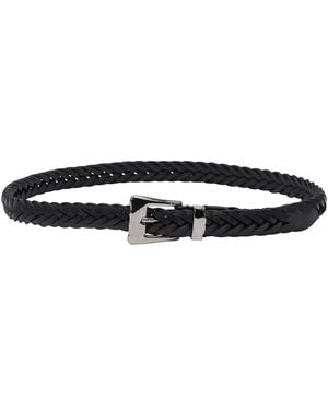 Adriano Meneghetti Leather Belt - White