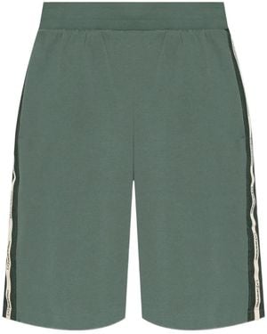 EA7 Side-Stripe Shorts - Green
