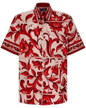 Dolce & Gabbana Dolce & Gabbana 'Maiolica' Shirt - Red