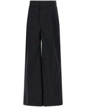 Maison Margiela Cotton Casual Trousers - Black