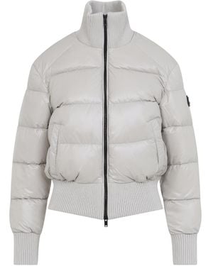 Moose Knuckles Alabaster Queens Bomber - Gray