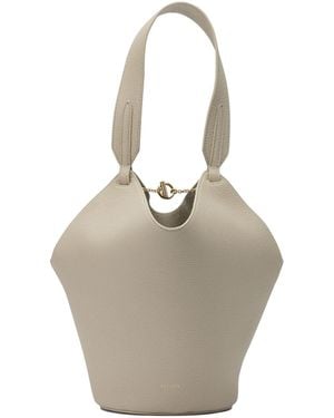 KHAITE "Lotus Mini" Handbag - Gray