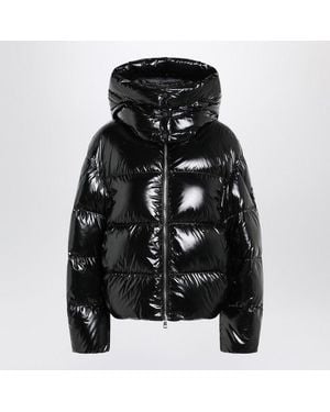 Moncler Genius Moncler X Edward Enninful Lothar Hooded Short Down Jacket - Black