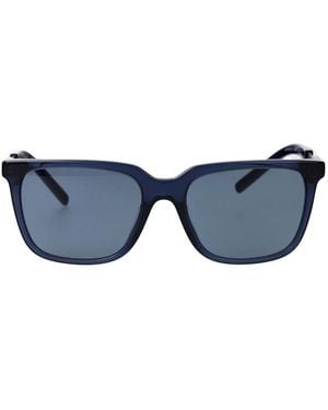 Giorgio Armani Trasparent Acetate Sunglasses - Blue