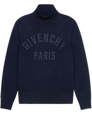 Givenchy Turtleneck Jumper - Blue