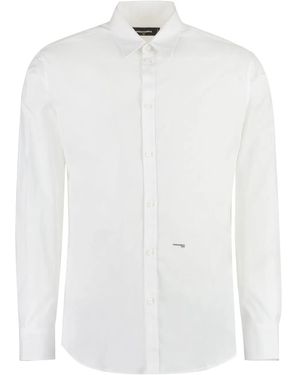 DSquared² Stretch Poplin Shirt - White