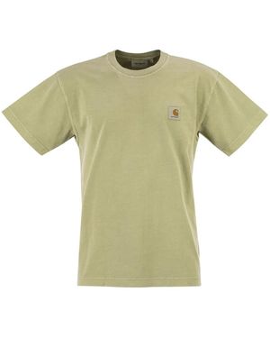 Carhartt T-Shirt With Square Label - Green