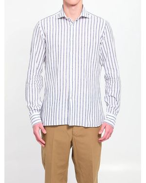 Borriello Striped Marechiaro Shirt - White