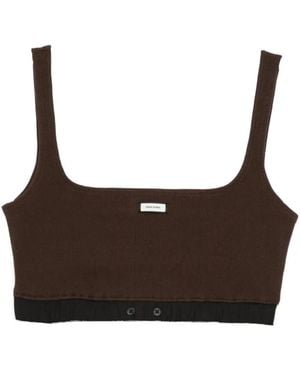 Entire studios "Lounge" Bra - Brown
