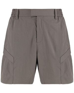 Represent Cotton Blend Bermuda Shorts - Gray