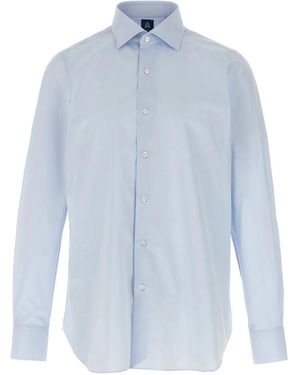 Finamore 1925 'Napoli' Shirt - Blue