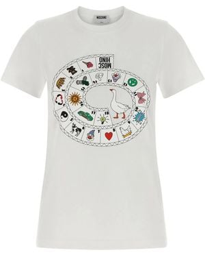 Moschino 'Gioco Dell'Oca' T-Shirt - White