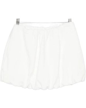 DUNST Cotton Mini Skirt - White