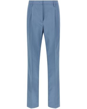 Prada Cotton Trousers - Blue
