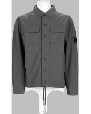 C.P. Company Overshirt Con Bottoni - Grey