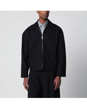 NAMACHEKO Cotton Zip-Up Jacket - Black