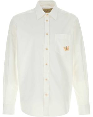 Valentino Garavani Camicia Maniche Lung - White
