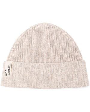 Asics x A.P.C. Wool Cashmere Beanie - Natural