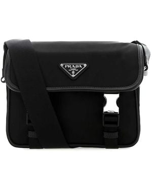Prada Re-Nylon Crossbody Bag - Black