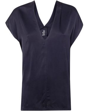 Thom Krom Sleeveless Oversized Waistcoat - Blue