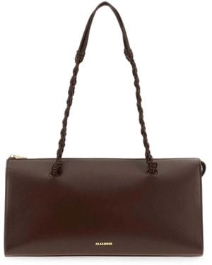 Jil Sander Borsa A Spalla - Brown