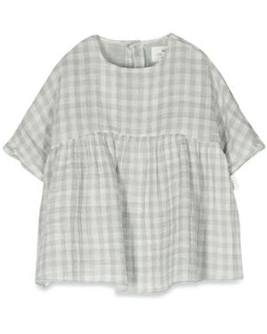 Teddy & Minou Teddy & Minou Checkered Dress - Gray