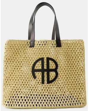 Anine Bing Large Rio Tote Bag - Metallic