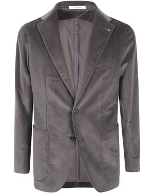 Tagliatore "Montecarlo" Single Breasted Jacket - Gray