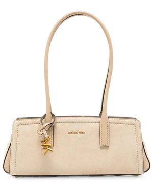 MICHAEL Michael Kors Sm Bw Shoulder Tote Bag - Natural