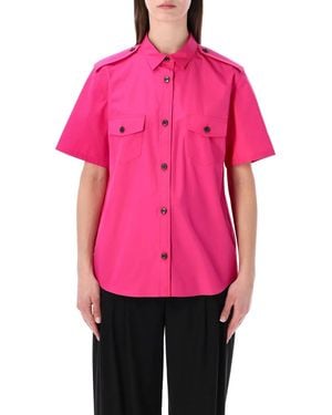 Prada Cotton Poplin Classic Shirt - Pink