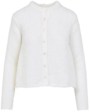 Loewe Mohair Cardigan - White