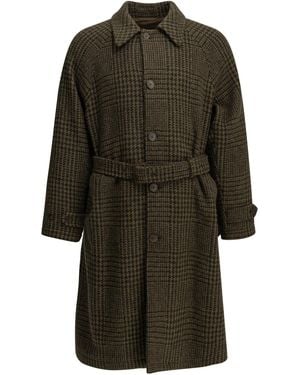Polo Ralph Lauren "Balmacaan" Long Coat - Brown