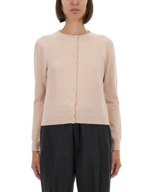 Maison Margiela Knitted Cardigan - Natural