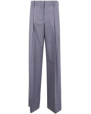 P.A.R.O.S.H. Wide Leg Troseurs - Blue