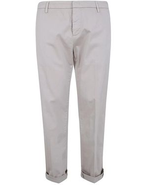 Dondup Regular Chino Gaubert Relax Pants - Gray