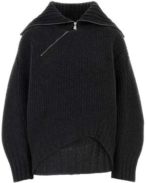 The Attico Wool & Cashmere Blend Jumper - Black