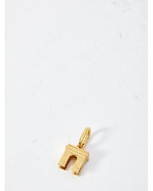 Celine Arc De Triomphe Charm - White