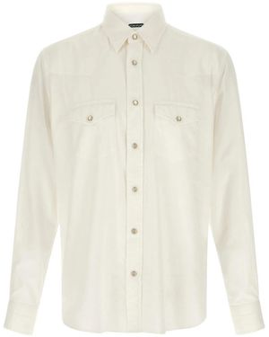 Tom Ford 'Western' Shirt - White