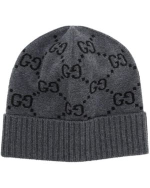 Gucci Cashmere Hat - Grey