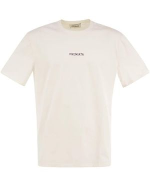 Premiata Cotton T-Shirt With Logo - White