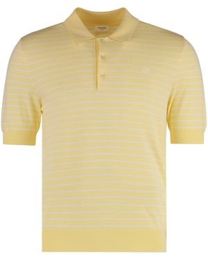 Celine Polo Shirt With Short Sleeves - Yellow