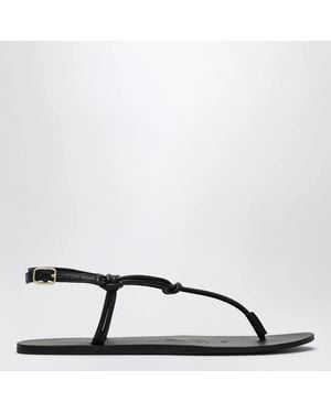Manebí Leather Flip-Flops - Brown