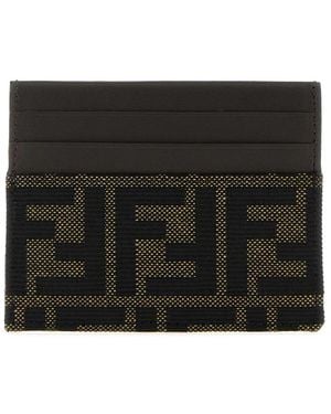 Fendi Card Case Ff J/Vit.G - Black