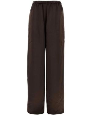 Ferragamo Pantalone Palazzo - Brown