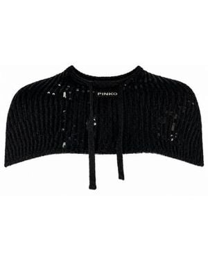 Pinko Polyester Balaclava - Black
